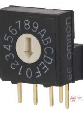原装A6RV-161RF全新SWITCH ROTARY DIP HEX 25MA 24V正品