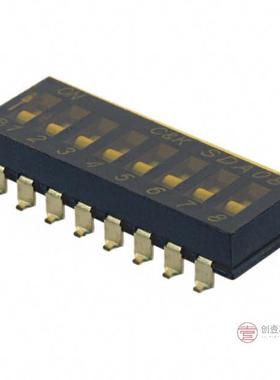 原装SDA08H0SBR全新SWITCH SLIDE DIP SPST 25MA 24V正品