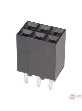 原装5-534206-3全新CONN RCPT 6POS 0.1 GOLD PCB正品