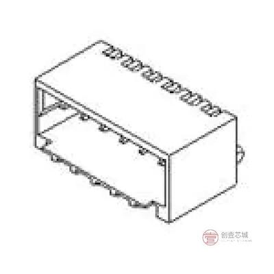 原装87438-0643全新集管和线壳 6 CKT 1.5mm HDR.