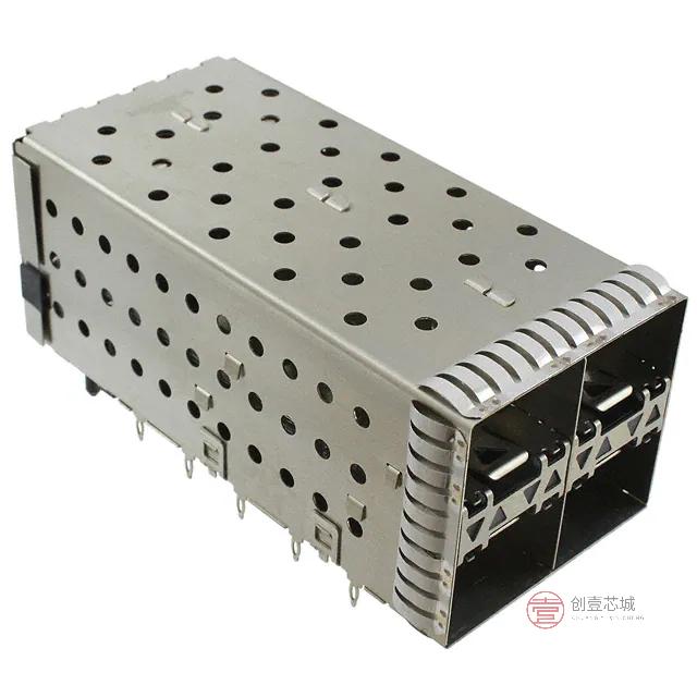 原装2007637-5全新CONN SFP+ RCPT W/CAGE 2X2 80P RA正品