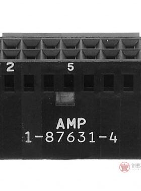 原装1-87631-4全新CONN HOUSING 18POS .100 POL DUAL正品