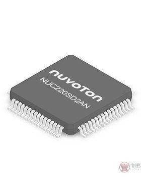 原装NUC220SD2AN全新IC MCU 32BIT 64KB FLASH 64LQFP正品