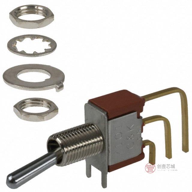 原装7101SYAV2BE全新SWITCH TOGGLE SPDT 0.4VA 20V正品