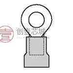 原装19070-0013全新端子 RING TONGUE STUD 8 18-2