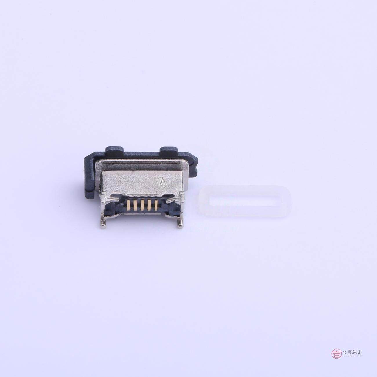 原装U-E-M8SS-W-1全新Micro-B 母座 立贴