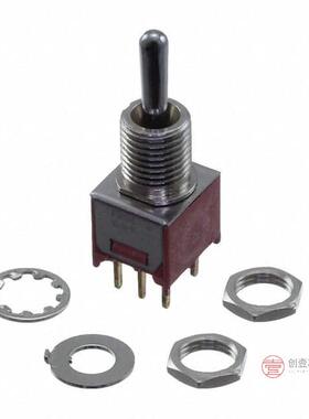 原装T201STDCBE全新SWITCH TOGGLE DPDT 0.4VA 20V正品