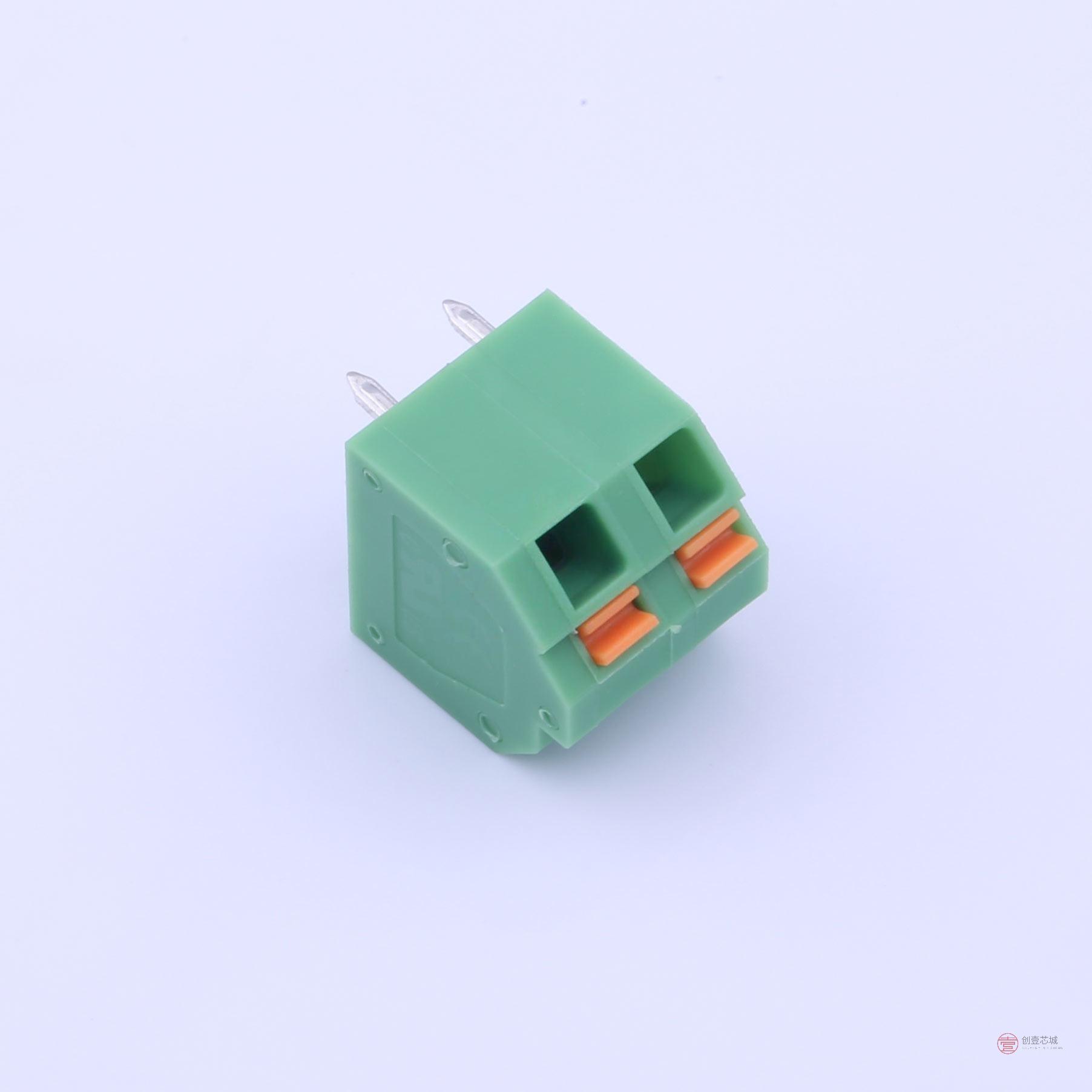 原装KF250NH-5.08-2P全新弹簧式PCB接线端子 1X2