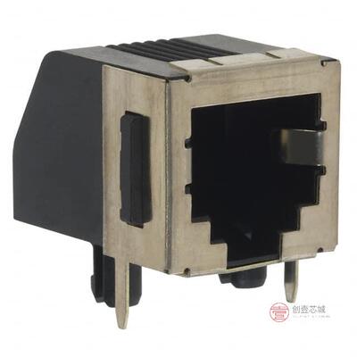 原装正品5555140-2全新CONN MOD JACK 6P4C R/A SHIELDED