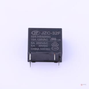 原装JZC32F/024-HS3(555)全新功率继电器 5A SPST-