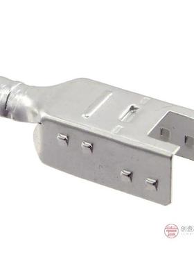 原装520461-1全新CONN PLUG 4POS SDL RND SHLD BTTM正品