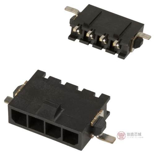 原装2-1445100-4全新CONN HEADER SMD R/A 4POS 3MM正品