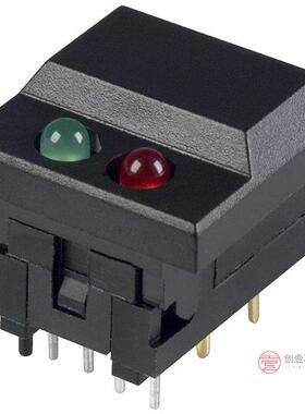 原装5511MBLKREDGRN全新SWITCH PUSH SPDT 0.03A 12V正品