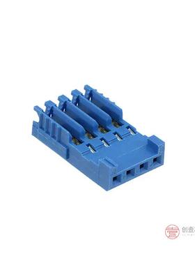 原装281783-4全新CONN PLUG 4POS IDC 24-26AWG TIN正品