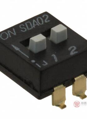 原装SDA02H1SBD全新SWITCH SLIDE DIP SPST 25MA 24V正品