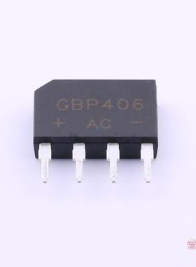 原装GBP406全新钝化桥式整流器 VR=600V IR=10μA GBP正品