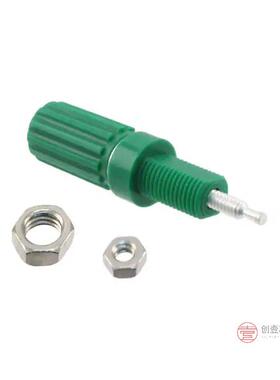 原装111-0104-001全新CONN BIND POST KNURLED GREEN正品