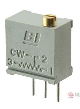 原装68WR5KLF全新TRIMMER 5K OHM 0.5W PC PIN TOP正品