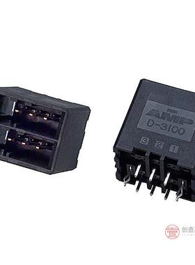 原装1-178141-3全新CONN HEADER VERT 6POS 3.81MM正品