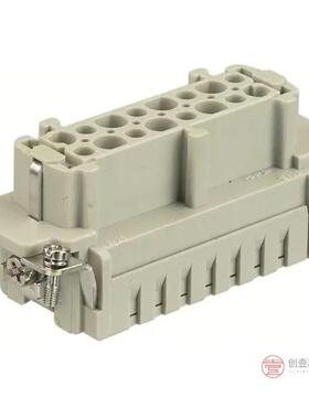 原装09330162716全新INSERT FEMALE 16POS+1GND PU