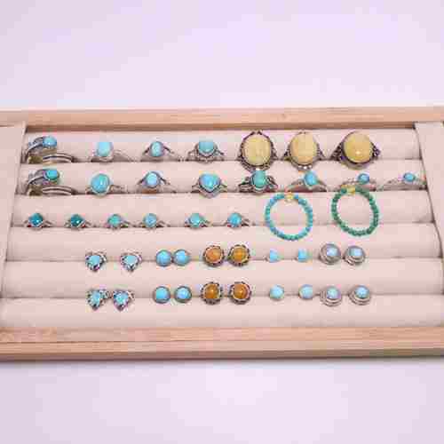 湖北十堰绿松石天然蜜蜡无优化