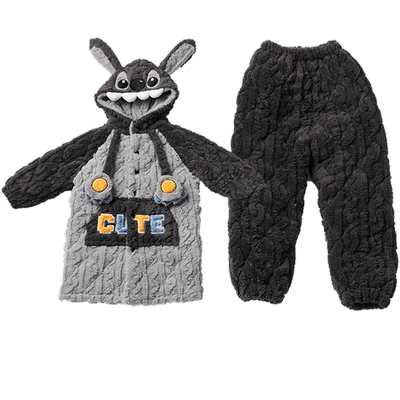 努比努米旗舰店珊瑚绒夹棉卡通