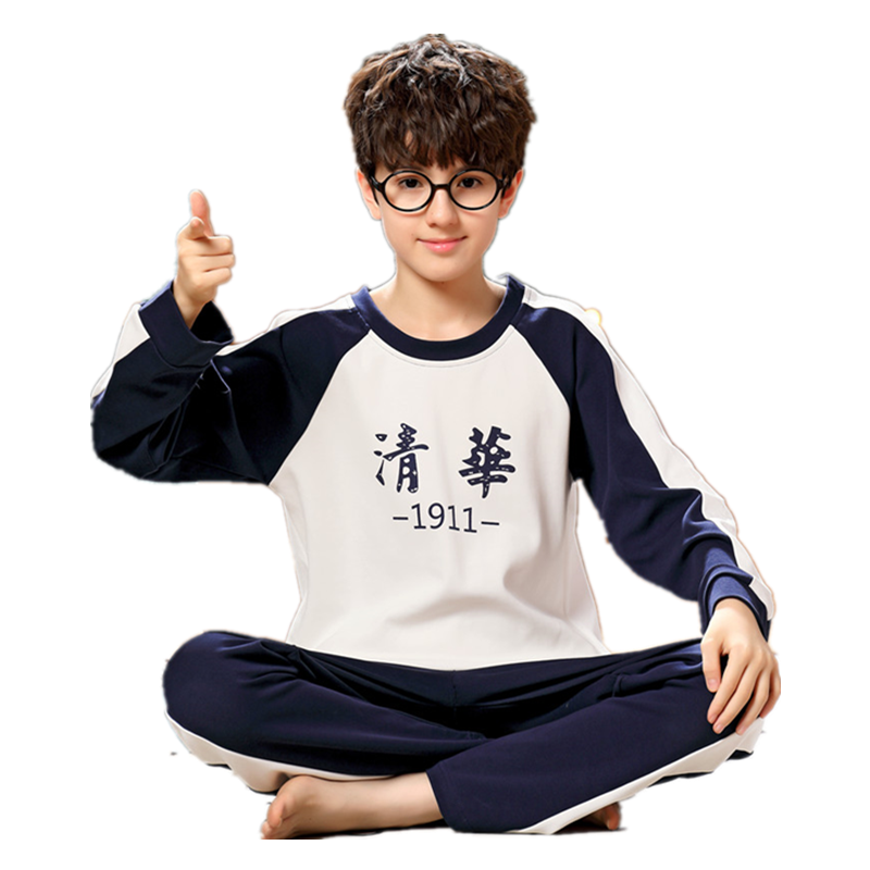 儿童睡衣纯棉长袖春秋季卡通