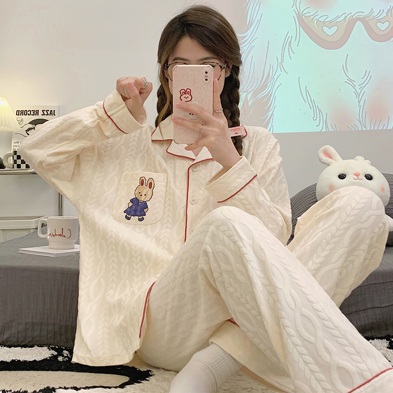 努比努米睡衣女孩纯棉全棉