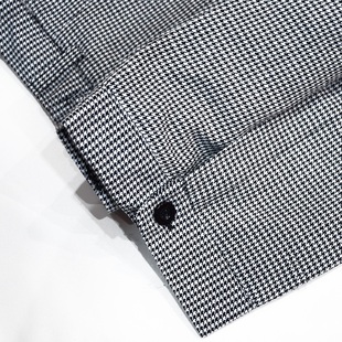 裤 格子松紧裤 子夏季 条纹裤 服搭配后厨男厨师 斑马裤