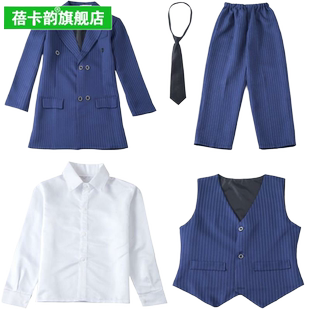 少儿Popping裤子locking中长款西服套装儿童街舞西装机械舞锁舞服