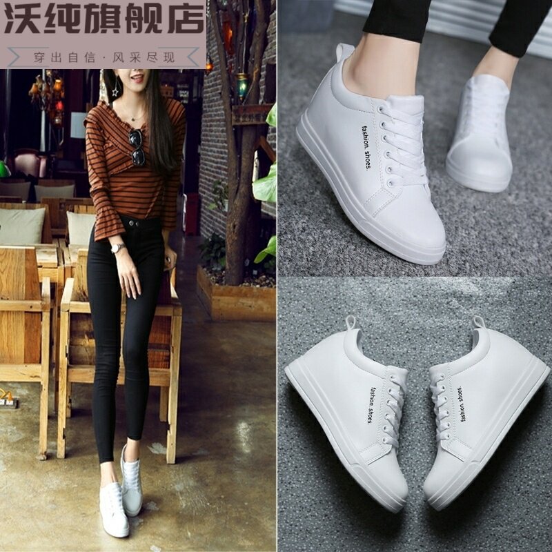 今年流行女装女鞋子学生搭配工装裤牛仔裙子穿的百搭小白鞋白球鞋