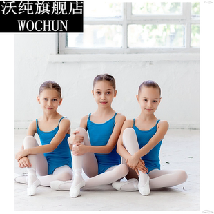 女童连裤袜春夏薄款儿童打底裤夏季白色丝袜跳舞练功连体舞蹈袜子