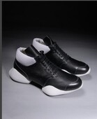 舒适厚底男女潮鞋 欧美新款 英伦韩版 牛皮运动休闲板鞋 情侣马蹄鞋