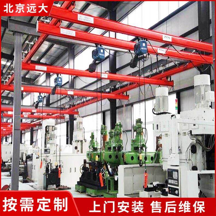 250kg500公斤1吨2T航吊自立kbk柔性轨道起重机吊电动龙门吊吊车
