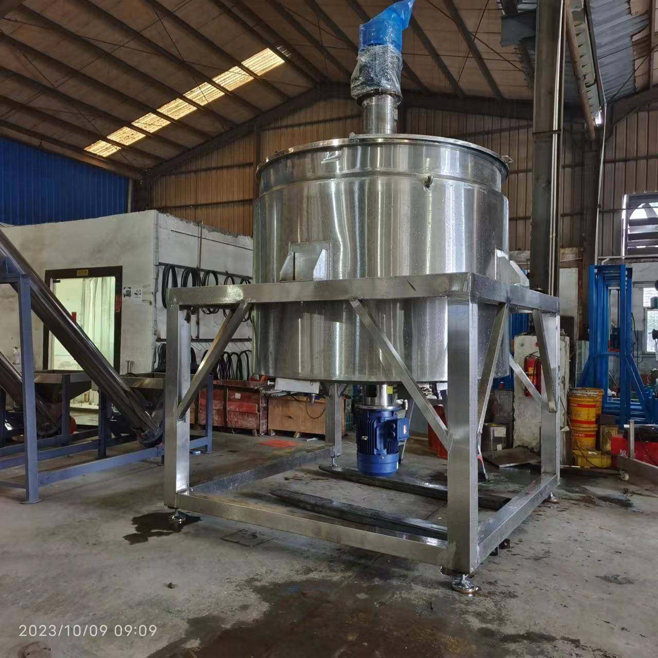 供应涂料搅拌桶加热搅拌罐均化机染发剂搅拌机不锈钢泡珠桶