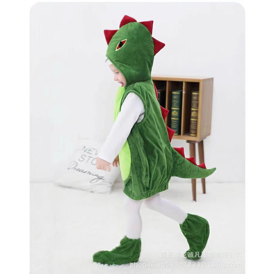 万圣节儿童服装恐龙衣服套装小孩可爱cos服幼儿园卡通表演男女童