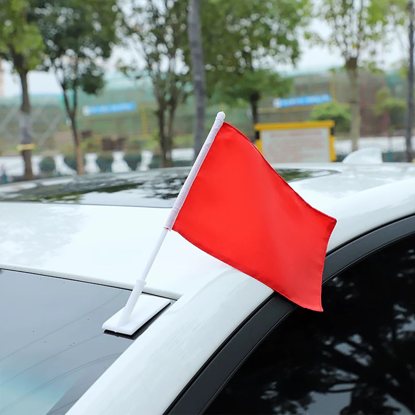 5个车载小国旗汽车外置粘贴中国旗旗杆旗帜小红旗国庆装饰汽车旗杆车上五星红旗小国旗车用国旗小红旗粘贴式