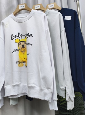 C3124/C3125/C3126戴帽狗狗毛圈卫衣BXT611042C