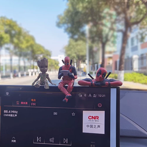 Xiaoshu Red Deadpool Incolic Model Model Creative Medium Консоль внутренняя ювелирная украшение