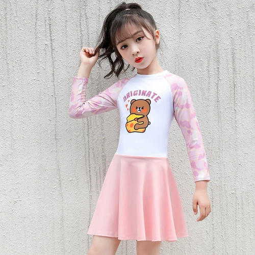 Детский купальник, раздельный комбинезон, быстросохнущий солнцезащитный крем, 2022, подходит для подростков