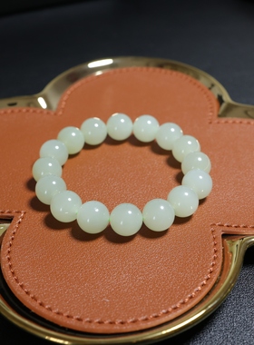 【禧田珠宝】和田玉晴水手串