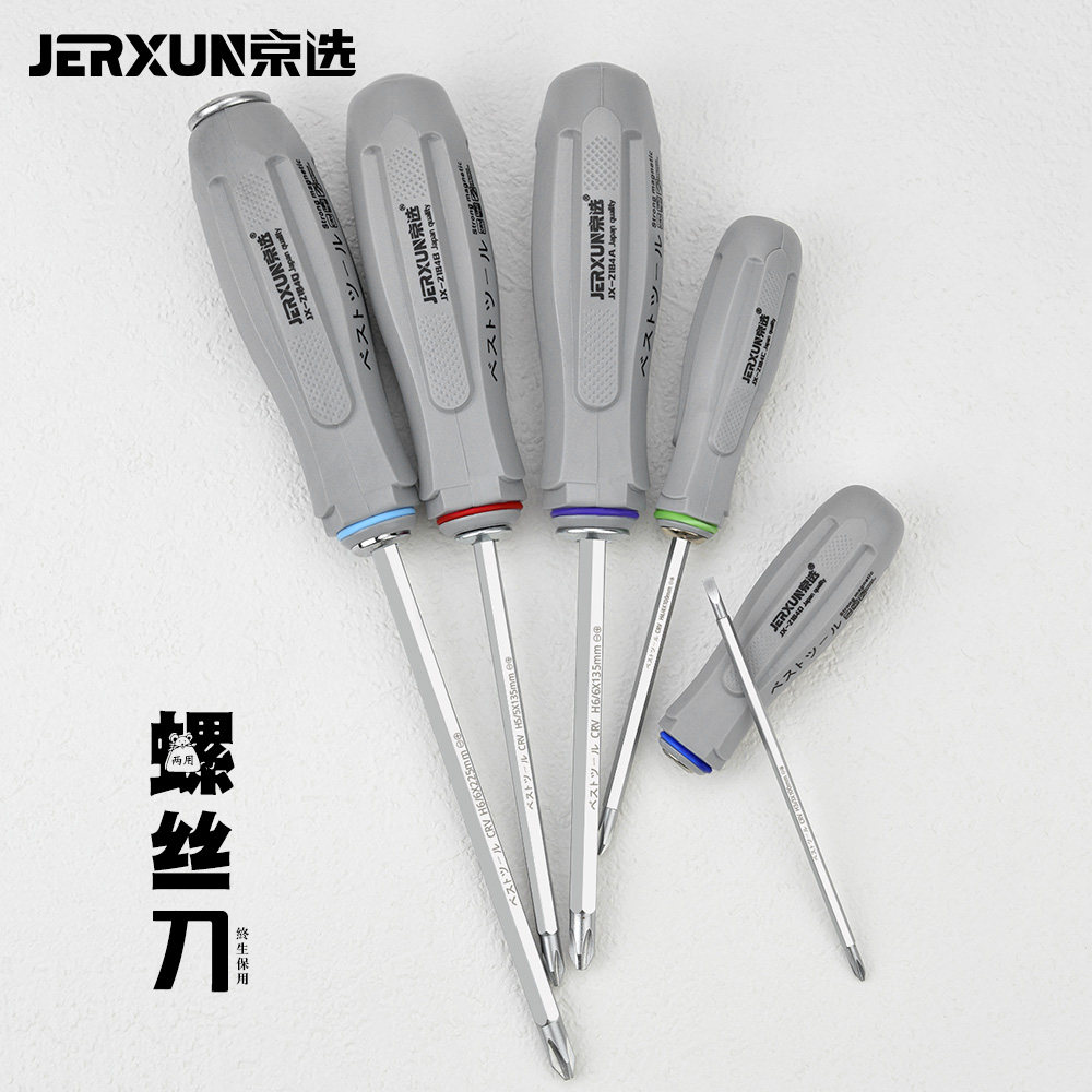京选双头磁性多功能家用螺丝刀图片