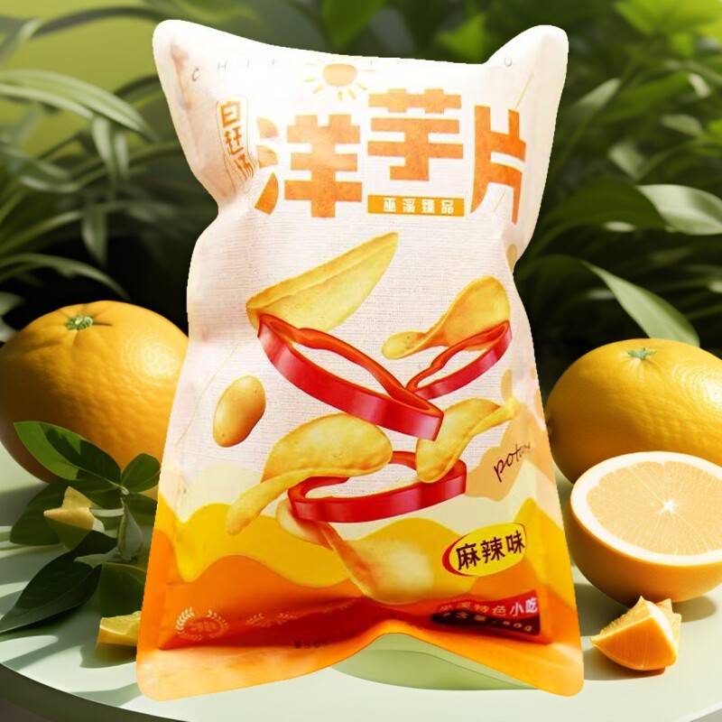 重庆巫溪麻辣土豆片炸洋芋片零嘴小吃追剧零食