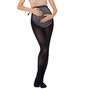 娜娇婷孕妇打底裤春秋薄款连裤袜3D托腹天鹅绒孕妇丝袜黑肤色纯色
