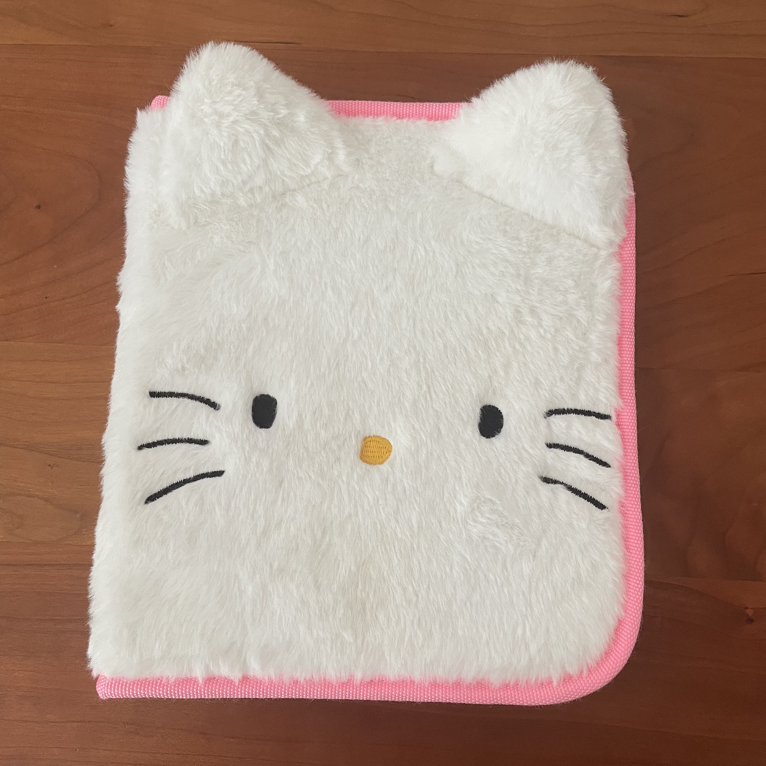 日单可爱卡通HelloKitty毛绒文具套装小学生绘画学习组合笔袋