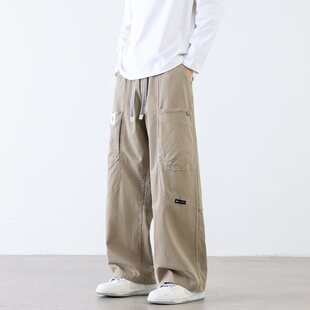 控价89.9 男士 美式 休闲裤 潮牌宽松显瘦 复古户外大码