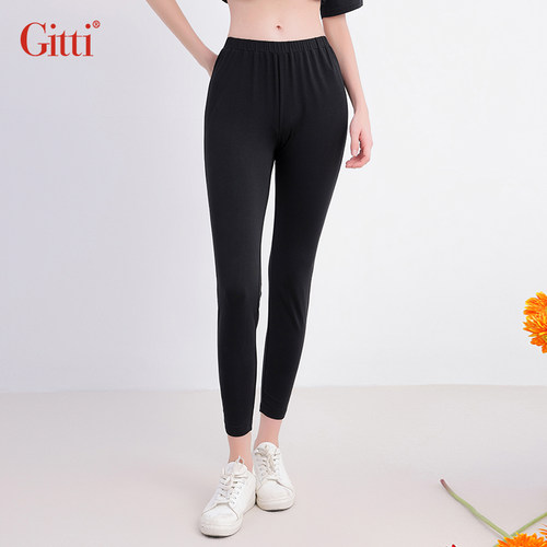 Gitti/吉蒂中裤微弹打底裤棉