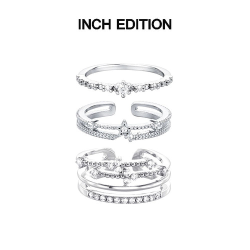 INCHEDITION小众设计组合指环