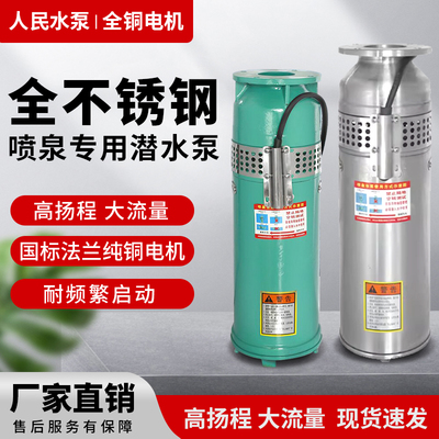 人民QSP喷泉泵假山水景观水池用