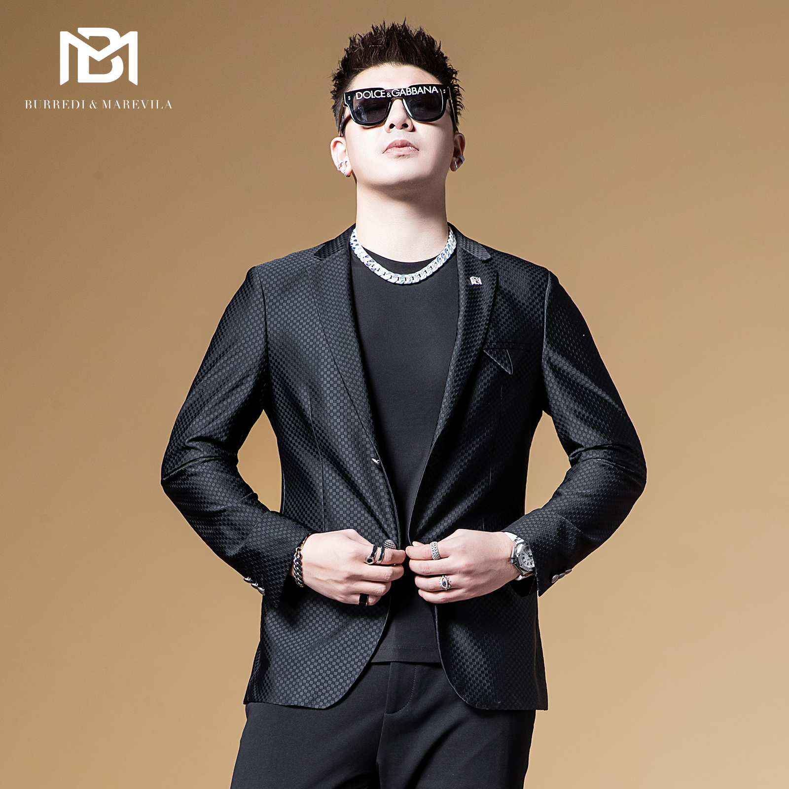 BMbv轻奢潮牌雅痞正装西装外套